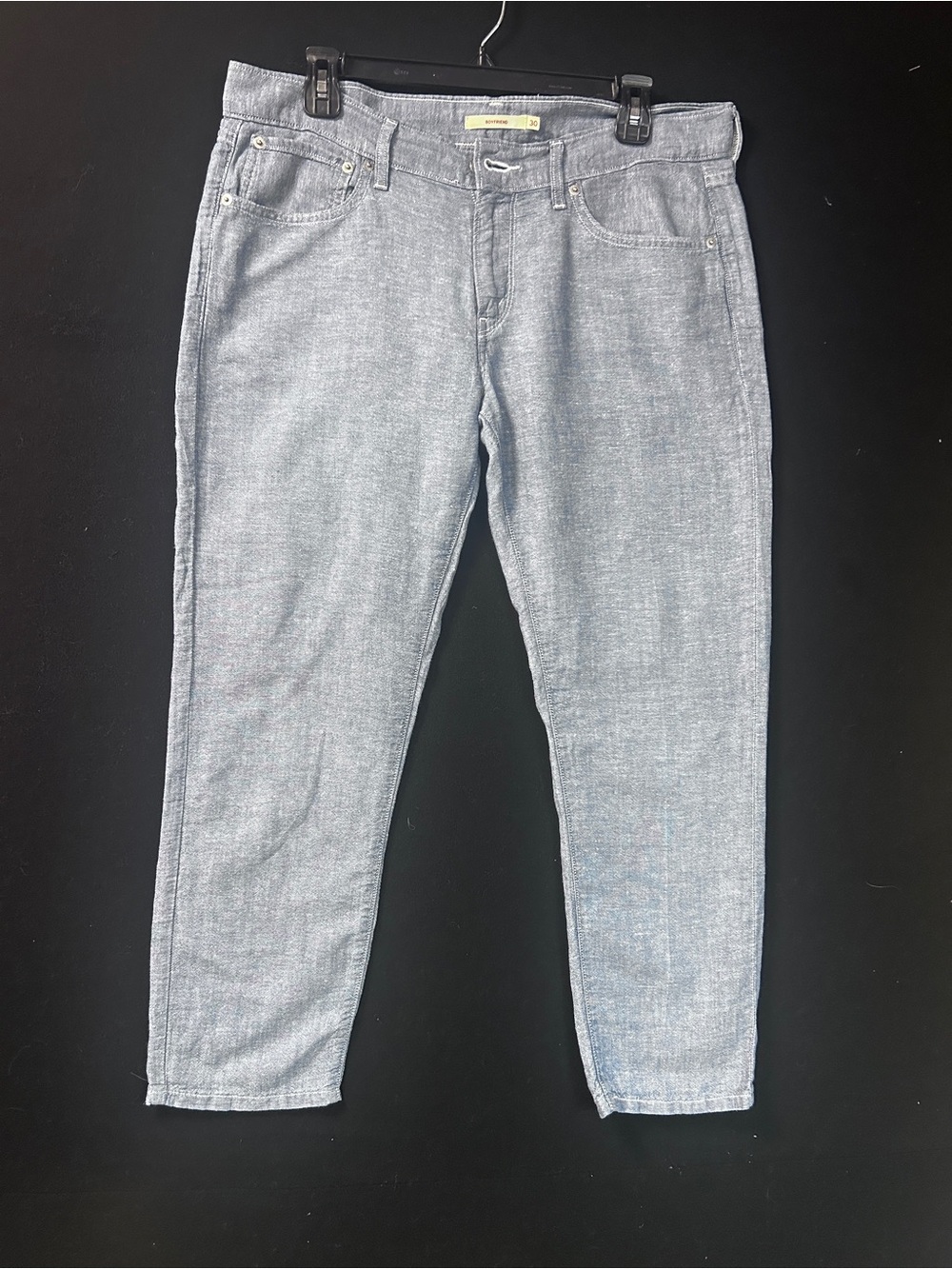 Levi's Light Gray Slim Straight Jeans